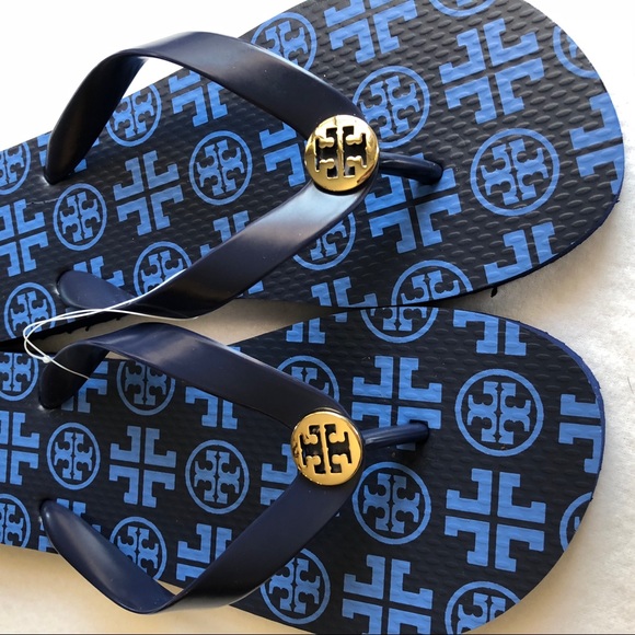 NWOT! Tory Burch Flip Flops - Picture 2 of 2